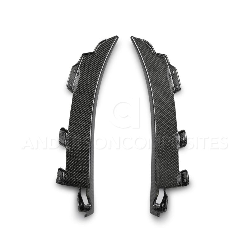 Anderson Composites 2020 Ford Mustang/Shelby GT500 Carbon Fiber Rear Mud Guards - Burkken Auto Parts