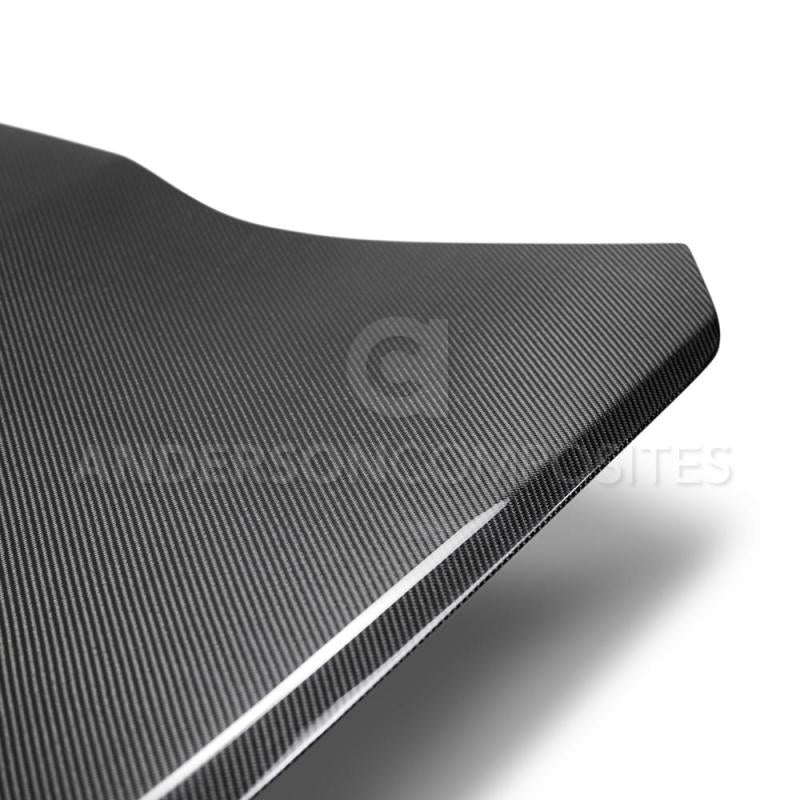 Anderson Composites 2016+ Chevy Camaro OE Style Carbon Fiber Hood - Non Vented - Burkken Auto Parts