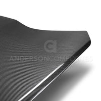 Anderson Composites 2016+ Chevy Camaro OE Style Carbon Fiber Hood - Non Vented - Burkken Auto Parts