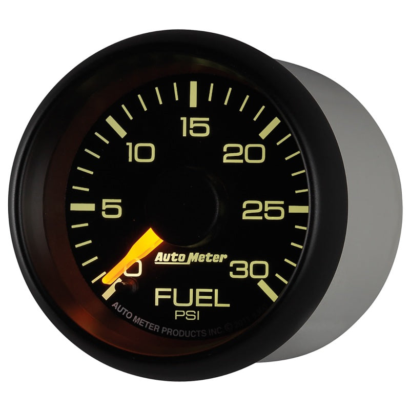 Autometer Factory Match Chevy 2-1/16in FSE 0-30 PSI Fuel Pressure Gauge - Burkken Auto Parts