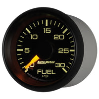 Autometer Factory Match Chevy 2-1/16in FSE 0-30 PSI Fuel Pressure Gauge - Burkken Auto Parts
