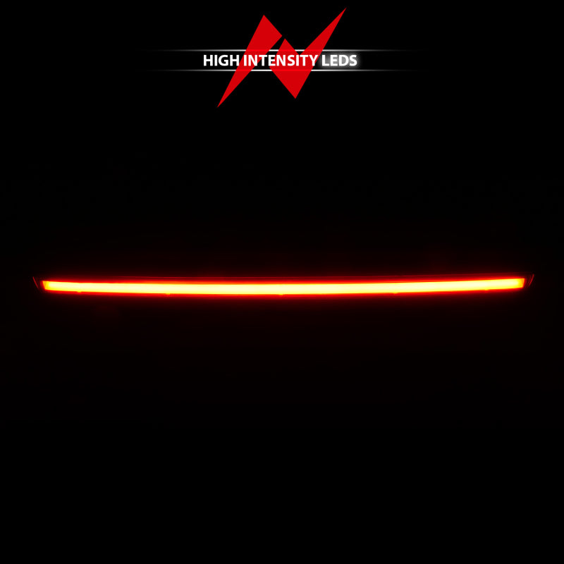 ANZO 2007-2014 Chevrolet Suburban 1500 LED 3rd Brake Light Black Housing Red Lens w/ Spoiler 1pc - Burkken Auto Parts