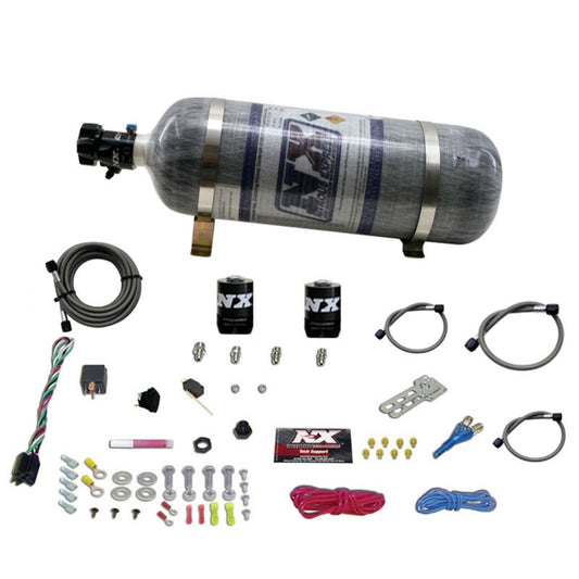 Nitrous Express Dodge EFI Race Single Nozzle Nitrous Kit (100-250HP) w/Composite Bottle - Burkken Auto Parts