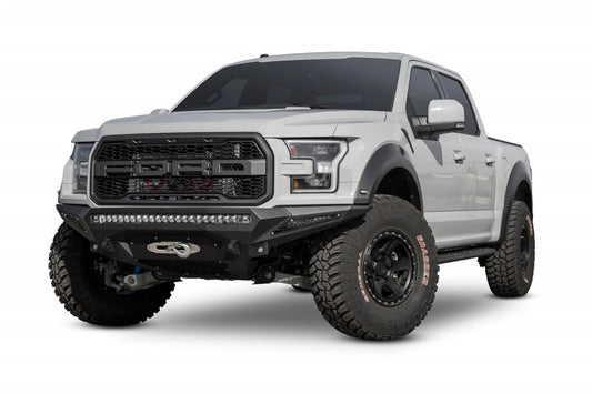 Addictive Desert Designs 17-18 Ford F-150 Raptor Stealth Fighter Front Bumper w/ Winch Mount - Burkken Auto Parts