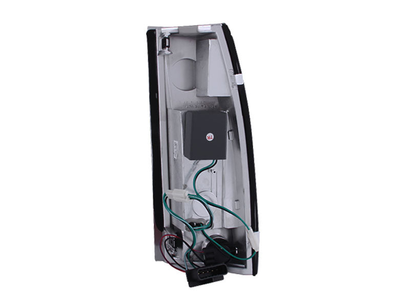 ANZO 1999-2000 Cadillac Escalade LED Taillights Chrome - Burkken Auto Parts