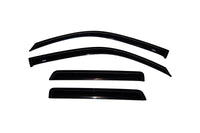AVS 02-09 Chevy Trailblazer Ventvisor Outside Mount Window Deflectors 4pc - Smoke - Burkken Auto Parts