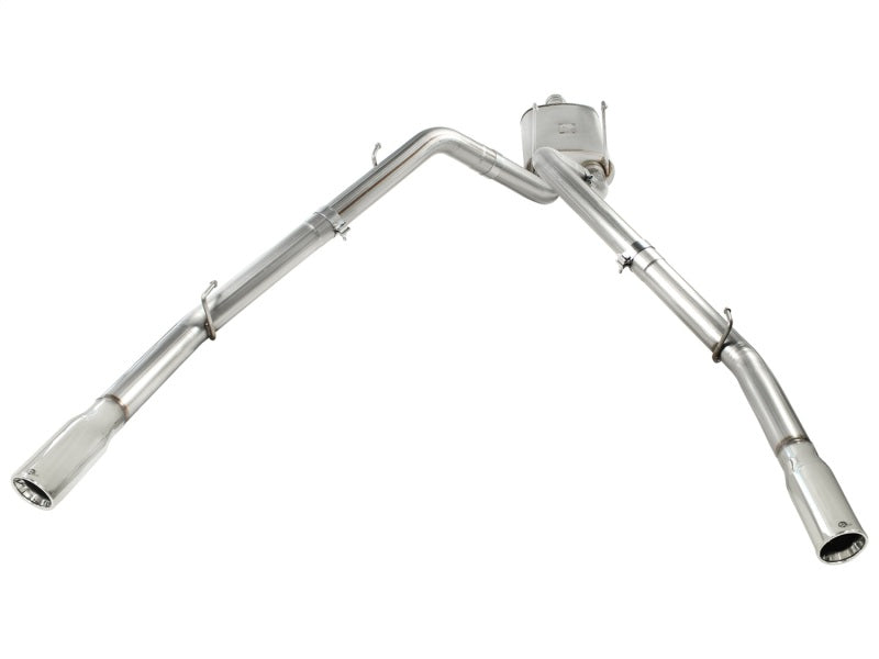 aFe MACHForce XP Exhausts Cat-Back SS-409 EXH CB Dodge Ram 1500 5.7L HEMI 09-13 Polished - Burkken Auto Parts