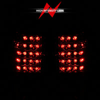 ANZO 1999-2007 Chevrolet Silverado 1500 LED Taillights Red/Clear - Burkken Auto Parts
