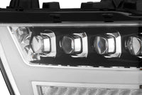AlphaRex 19-20 Ram 1500HD NOVA LED Proj Headlights Plank Style Chrome w/Activ Light/Seq Signal/DRL - Burkken Auto Parts