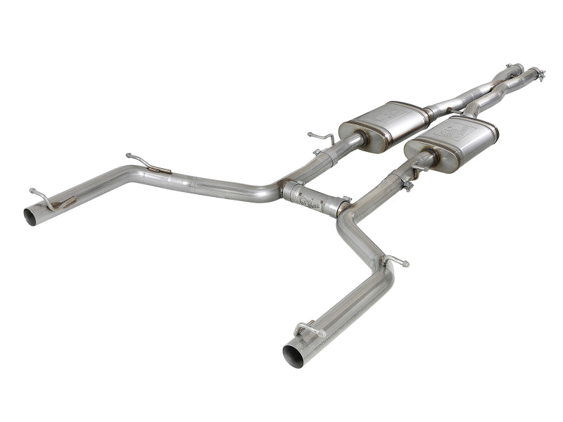 aFe MACH Force-Xp 2-1/2in 304 SS Cat-Back Exhaust 15-19 Dodge Challenger V6-3.6L - Raw Tip - Burkken Auto Parts