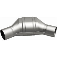 Magnaflow Conv Univ 2.00in Angled In/Out Frnt CA - Burkken Auto Parts