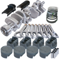 Eagle Chevy 350 1Pc 3.750in Crank 5.700in H-Beam -16cc Inv Dome 4.040in Pistons Balanced Assembly - Burkken Auto Parts