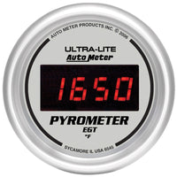 Autometer Ultra-Lite 52MM 0-2000 Degree Digital Pyrometer - Burkken Auto Parts