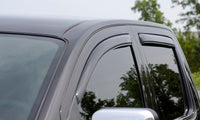AVS 15-18 Ford F-150 Supercrew Ventvisor In-Channel Front & Rear Window Deflectors 4pc - Smoke - Burkken Auto Parts