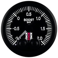 Autometer Stack 52mm -1 to +2 Bar (Incl T-Fitting) Pro-Control Boost Pressure Gauge - Black - Burkken Auto Parts