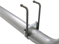 aFe Rebel XD 4in SS Down-Pipe Back Exhaust w/Dual Polished Tips 17-18 Ford Diesel Trucks V8-6.7L(td) - Burkken Auto Parts