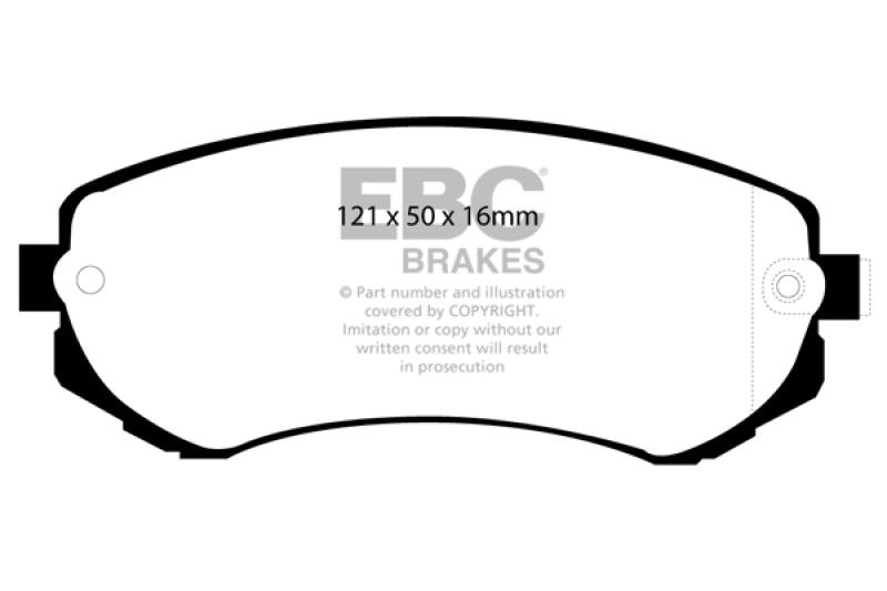 EBC 89-94 Nissan Skyline (R32) 1.8 Greenstuff Front Brake Pads - Burkken Auto Parts