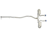 aFe Takeda 3in 304 SS Cat-Back Exhaust System w/ Blue Tips 2017+ Honda Civic Si 4Dr I4 1.5L (t) - Burkken Auto Parts