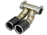 aFe Power 13-14 Porsche Cayman S / Boxster S Carbon Fiber Exhaust Tip Upgrade - Burkken Auto Parts