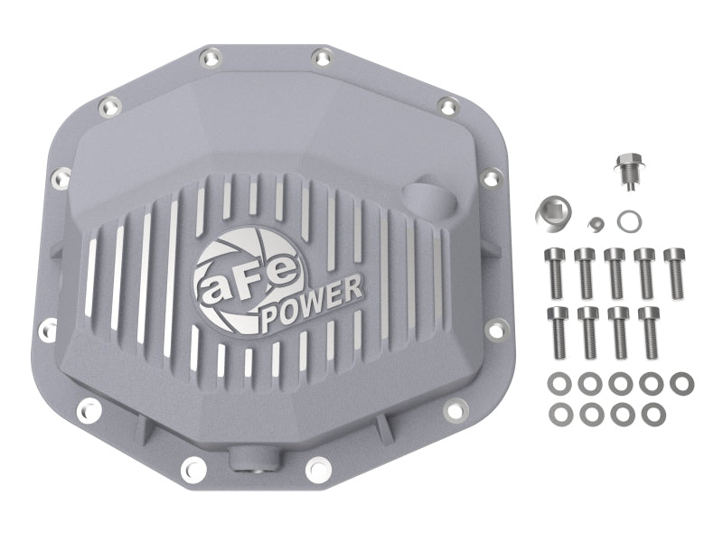 aFe 21-22 RAM 1500 TRX HEMI V8 6.2L(sc) Street Series Rear Differential Cover Raw w/ Machined Fins - Burkken Auto Parts