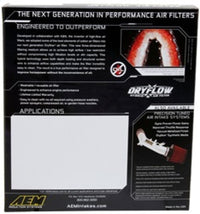 AEM 16-17 Honda Pilot V6-3.5L F/l DryFlow Air Filter - Burkken Auto Parts