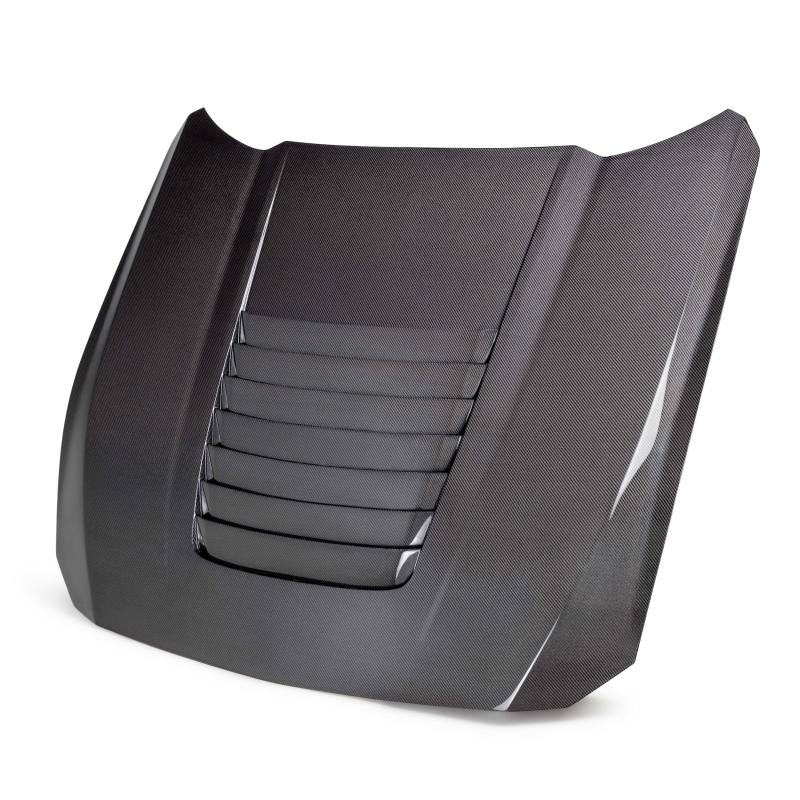 Anderson Composites 2024 Ford Mustang S650 Double-Sided Carbon Fiber Hood - Burkken Auto Parts