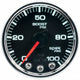 Autometer Spek-Pro Gauge Boost 2 1/16in 100psi Stepper Motor W/Peak & Warn Blk/Chrm - Burkken Auto Parts