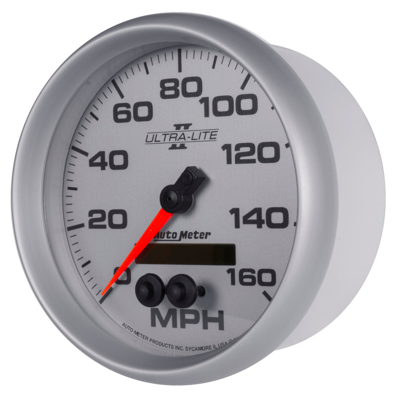Autometer Ultra-Lite II 5in 0-140MPH In-Dash Electronic GPS Programmable Speedometer - Burkken Auto Parts
