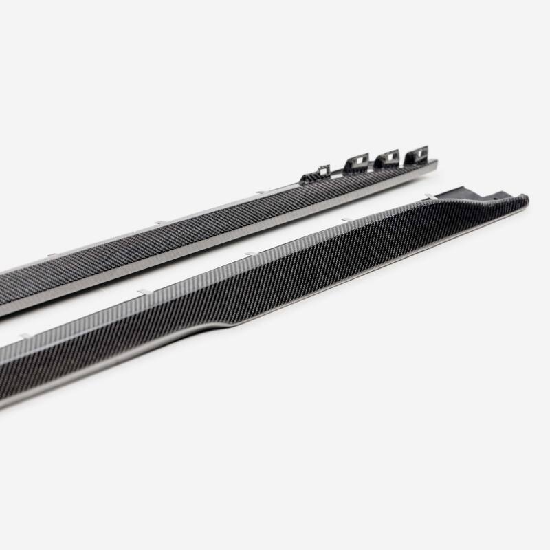 Anderson Composites 22-23 Cadillac CT5 Blackwing Type-ST Carbon Fiber Rocker Panel Extensions - Burkken Auto Parts