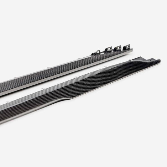 Anderson Composites 22-23 Cadillac CT5 Blackwing Type-ST Carbon Fiber Rocker Panel Extensions - Burkken Auto Parts