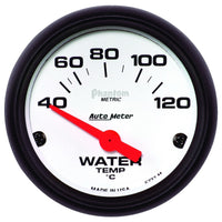 Autometer Phantom 52mm 40-120 Deg C Electronic Water Temp Gauge - Burkken Auto Parts