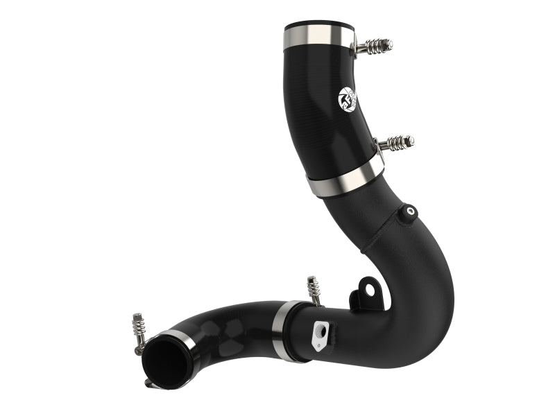 aFe Bladerunner 2.75in Aluminum Cold Charge Pipe Black VW GTI (MKVIII) 22-23 L4-2.0L (t) - Burkken Auto Parts