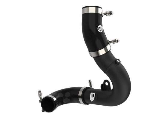 aFe Bladerunner 2.75in Aluminum Cold Charge Pipe Black VW GTI (MKVIII) 22-23 L4-2.0L (t) - Burkken Auto Parts