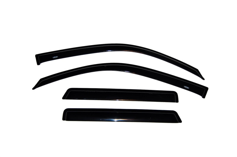 AVS 04-07 Buick Rainier Ventvisor Outside Mount Window Deflectors 4pc - Smoke - Burkken Auto Parts