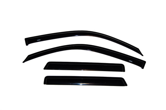 AVS 04-07 Buick Rainier Ventvisor Outside Mount Window Deflectors 4pc - Smoke - Burkken Auto Parts