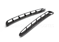 Anderson Composites 15-17 Mustang Carbon Fiber GT350 Style Fender Vent Inserts (Only Fit AC Fenders) - Burkken Auto Parts