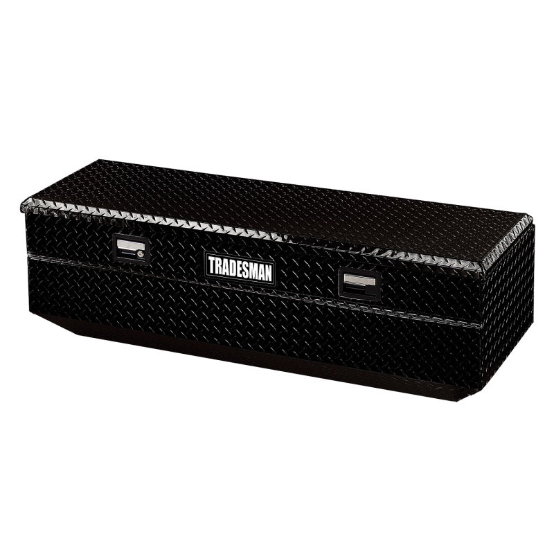 Tradesman Aluminum Flush Mount Truck Tool Box (56in.) - Black - Burkken Auto Parts