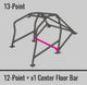 Cusco Steel Roll Cage 13 Point 2 Passenger Escape Dash 2015 Subaru WRX / STI
