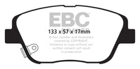EBC 10-14 Hyundai Sonata 2.0 Turbo Redstuff Front Brake Pads - Burkken Auto Parts