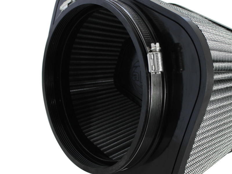 aFe MagnumFLOW Pro DRY S Universal Air Filter 7.13in F x (8.70x 10.60)in B x (6.50x8.60)in T x 5in H - Burkken Auto Parts