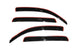 AVS 05-15 Toyota Tacoma Double Cab Ventvisor In-Channel Front & Rear Window Deflectors 4pc - Smoke - Burkken Auto Parts