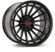 Vossen LCX-01 22x10 - 6x135 - ET18 - Super Deep - 87.1 - Satin Black Wheel