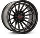 Vossen LCX-01 24x12 - 6x139.7 - ET44 - Ultra Deep - 78.1 - Satin Black Wheel