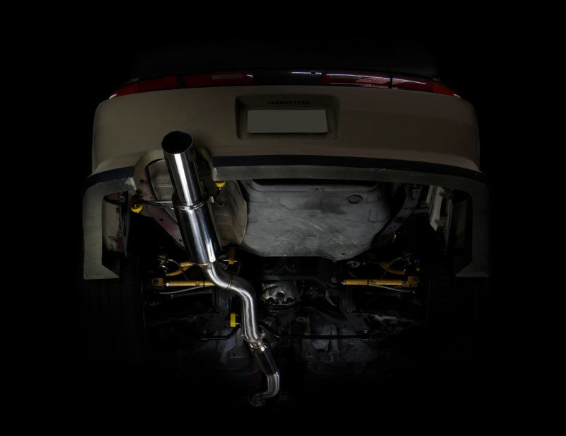 ISR Performance Series II - GT Single Exhaust System - Resonated - 95-98Nissan 240sx (S14) - Burkken Auto Parts