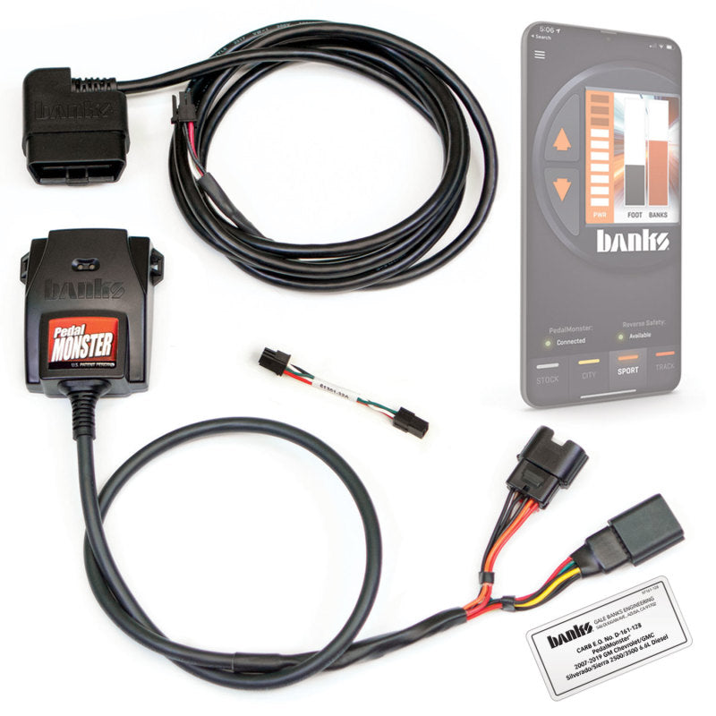 Banks Power Pedal Monster Kit (Stand-Alone) - Aptiv GT 150 - 6 Way - Use w/Phone - Burkken Auto Parts