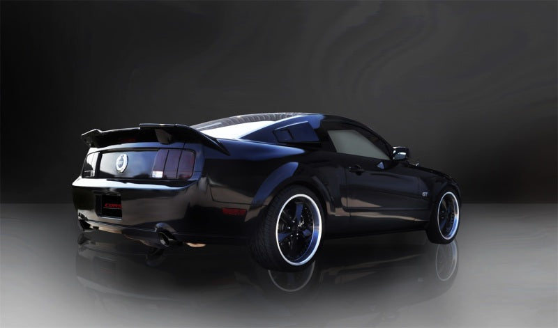 Corsa 2005-2010 Ford Mustang Shelby GT500 5.4L V8 Black Xtreme Axle-Back Exhaust - Burkken Auto Parts