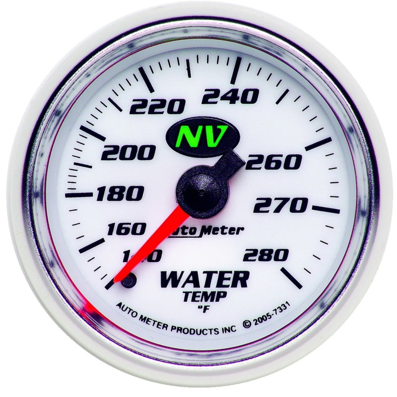 AutoMeter Gauge Water Temp 2-1/16in. 140-280 Deg. F Mechanical NV - Burkken Auto Parts