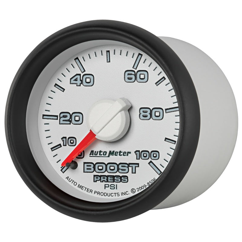 Autometer Factory Match 52.4mm Mechanical 0-100 PSI Boost Gauges 3 pressure Ranges - Burkken Auto Parts