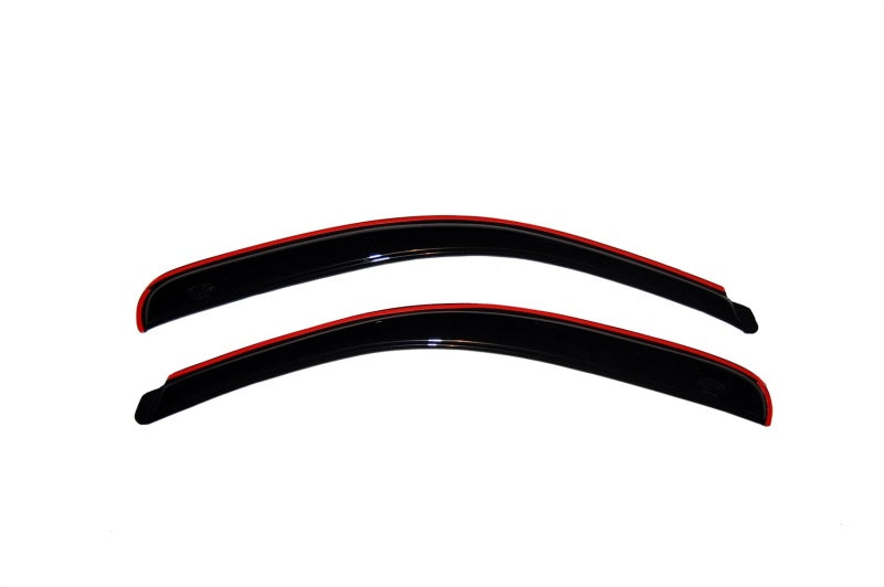 AVS 05-15 Toyota Tacoma Standard Cab Ventvisor In-Channel Window Deflectors 2pc - Smoke - Burkken Auto Parts