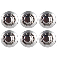 BLOX Racing New Fender Washers Kit M6 12pt - 6pc Large Diameter Silver - Burkken Auto Parts